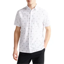 Ted Baker Deaconn Car Print Short Sleeve Shirt for Casual Shirts Colour White 9 Ted Baker Deaconn Car Print Short Sleeve Shirt for Casual Shirts Colour White -Ted Baker shop online 55656618 xxl a2