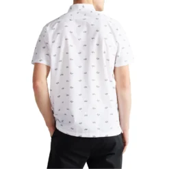 Ted Baker Deaconn Car Print Short Sleeve Shirt for Casual Shirts Colour White 10 Ted Baker Deaconn Car Print Short Sleeve Shirt for Casual Shirts Colour White -Ted Baker shop online 55656618 xxl a3