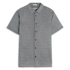 Ted Baker Ted Baker Bordup ZigZag Shirt for Casual Shirts Colour Black