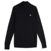Ted Baker Tooting Zip Top for Big & Tall Knitwear Colour Navy