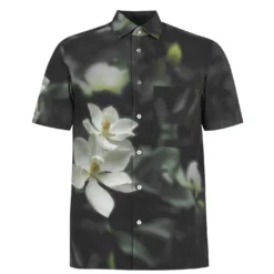 Ted Baker Ted Baker Campbell Floral Shirt Mens for Casual Shirts Colour Black