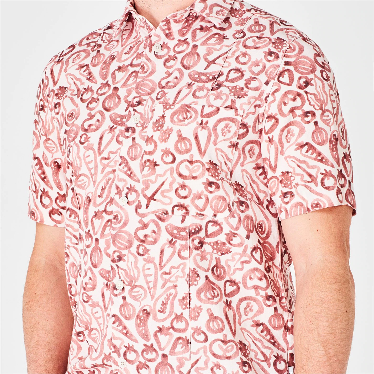 Ted Baker Argo Veg Shirt for Casual Shirts Colour Dk Orange 6 Ted Baker Argo Veg Shirt for Casual Shirts Colour Dk Orange - Image 4