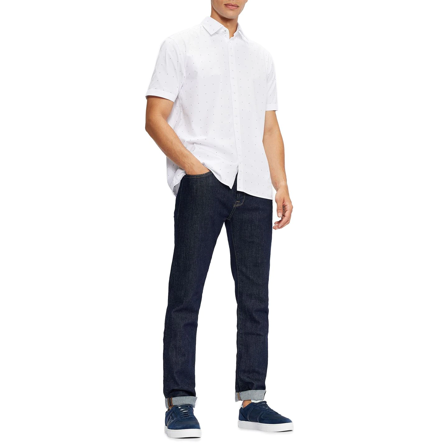 Ted Baker Rollak Short Sleeve Shirt for Casual Shirts Colour White 6 Ted Baker Rollak Short Sleeve Shirt for Casual Shirts Colour White - Image 4