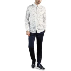 Ted Baker Costar Long Sleeve Shirt for Casual Shirts Colour White -Ted Baker shop online 55666201 xxl a3