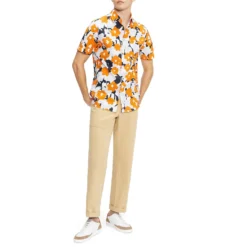 Ted Baker Awards Short Sleeve Shirt for Casual Shirts Colour Orange -Ted Baker shop online 55667012 xxl a3