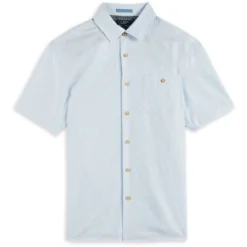 Ted Baker Civiche Short Sleeve Shirt for Casual Shirts Colour Lt-Blue