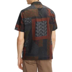 Ted Baker Relaxx Short Sleeve Shirt for Casual Shirts Colour Dk-Red -Ted Baker shop online 55667908 xxl a2