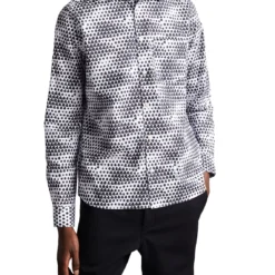 Ted Baker Hundon Geo Shirt for Casual Shirts Colour White -Ted Baker shop online 55855503 xxl a3