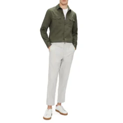 Ted Baker Actor Long Sleeve Shirt for Casual Shirts Colour Khaki -Ted Baker shop online 55927915 xxl a3