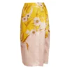 Ted Baker Print Wrap Skirt for Skirts Colour Yellow -Ted Baker shop online 56240213 xxl