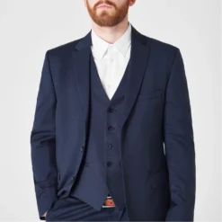 Ted Baker Slim Fit Irvinws Waistcoat for Complete Suits Colour Blue -Ted Baker shop online 56600719 xxl a3