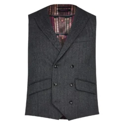 Ted Baker Herring Waistcoat for Big & Tall Waistcoats Colour Grey