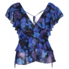 Ted Baker Rowyn Frill Top for Blouses & Shirts Colour Dk-Navy -Ted Baker shop online 57123318 xxl