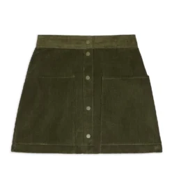 Ted Baker Omarah Corduroy Skirt for Skirts Colour Khaki