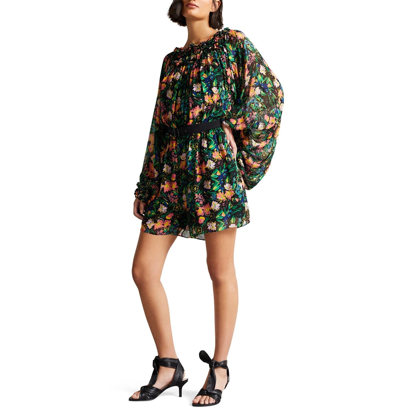 Ted Baker Verine Playsuit for Playsuits & Jumpsuits Colour Black 4 Ted Baker Verine Playsuit for Playsuits & Jumpsuits Colour Black - Image 2