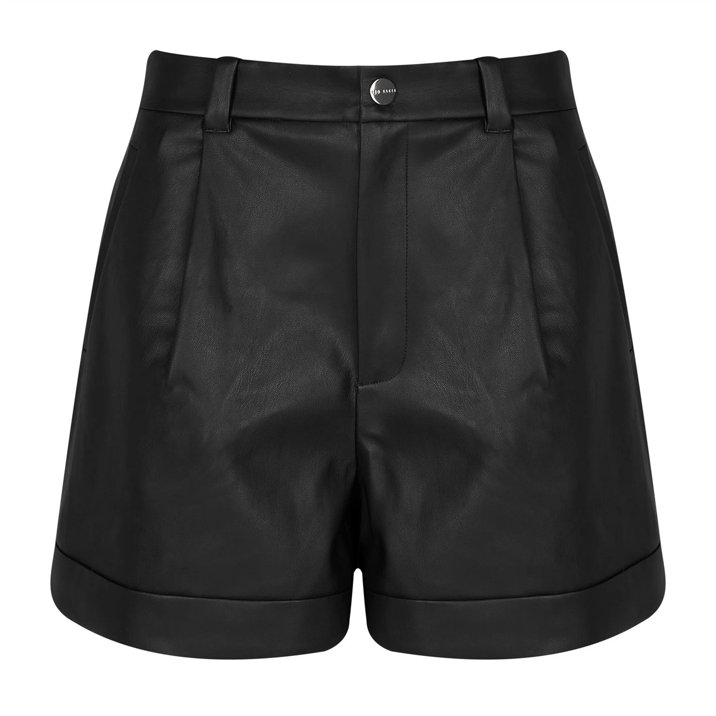 Ted Baker Pawa PU Shorts for Shorts Colour Black 3 Ted Baker Pawa PU Shorts for Shorts Colour Black