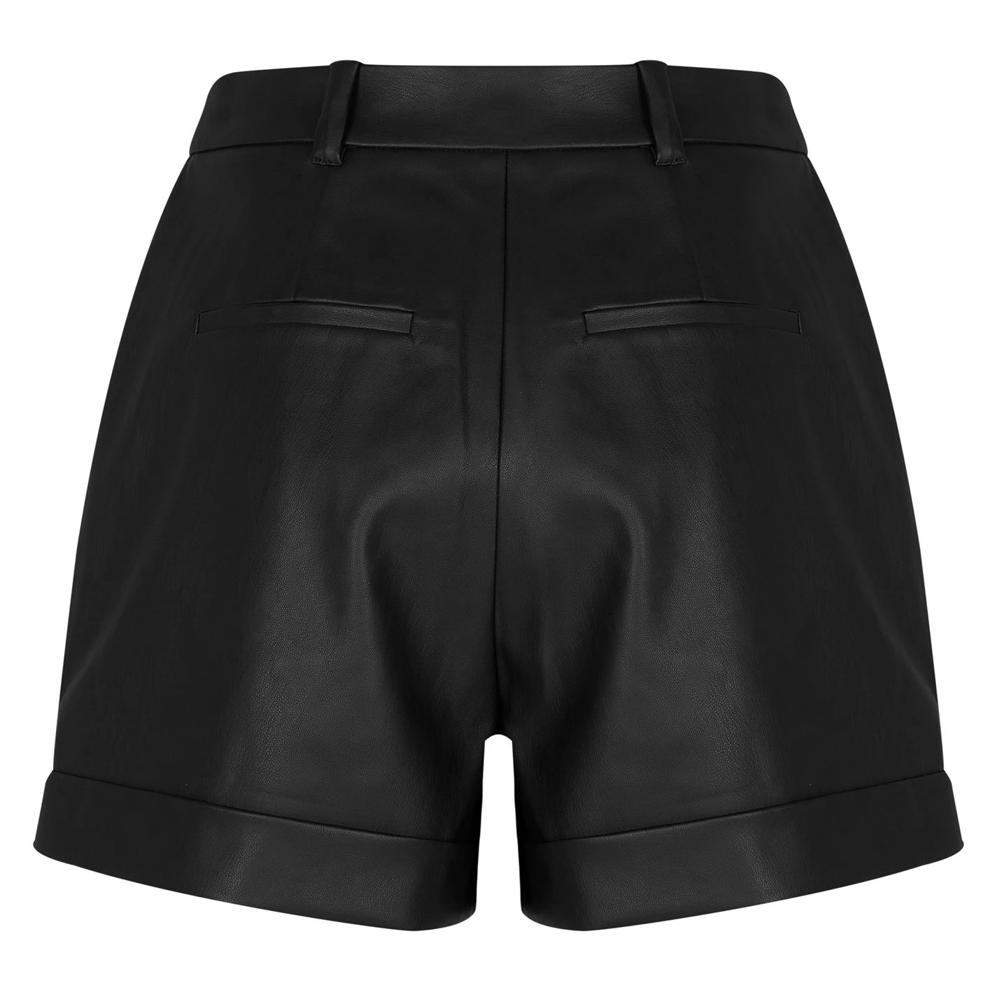 Ted Baker Pawa PU Shorts for Shorts Colour Black 4 Ted Baker Pawa PU Shorts for Shorts Colour Black - Image 2