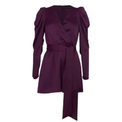 Ted Baker Lianni Wrap Playsuit for Playsuits & Jumpsuits Colour Dk Purple