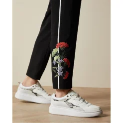 Ted Baker Ted Baker Stripe Embroidered Joggers Womens for Running Trousers Colour Black 9 Ted Baker Ted Baker Stripe Embroidered Joggers Womens for Running Trousers Colour Black -Ted Baker shop online 57301303 xxl a3