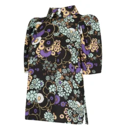 Ted Baker Yvonn Floral Top for Blouses & Shirts Colour Black -Ted Baker shop online 57305503 xxl a11