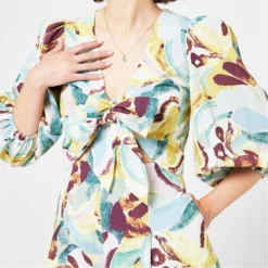 Ted Baker Ted Baker Bithana Tie Blouse Womens for Blouses & Shirts Colour Pl-Green -Ted Baker shop online 57340615 xxl a3