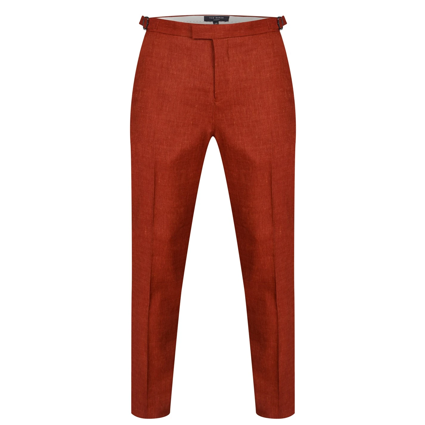 Ted Baker Shutton Wool Linen Mix Trousers for Complete Suits Colour Burnt Red 3 Ted Baker Shutton Wool Linen Mix Trousers for Complete Suits Colour Burnt Red