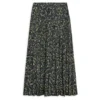 Ted Baker Deeana Printed Pleat Midi Skirt for Skirts Colour Black