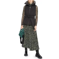 Ted Baker Deeana Printed Pleat Midi Skirt for Skirts Colour Black -Ted Baker shop online 57917903 xxl a3