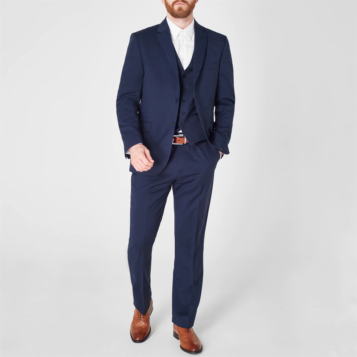 Ted Baker Perthjr Regular Fit Trousers for Complete Suits Colour Blue 4 Ted Baker Perthjr Regular Fit Trousers for Complete Suits Colour Blue - Image 2