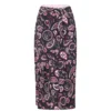 Ted Baker Ted Baker Tria Print Skirt Womens for Skirts Colour Deep Purple