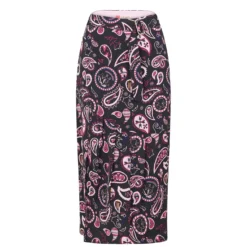 Ted Baker Ted Baker Tria Print Skirt Womens for Skirts Colour Deep Purple