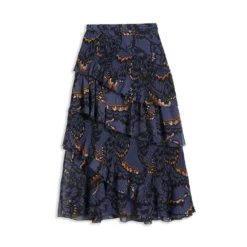 Ted Baker Furela Midi Skirt for Skirts Colour Navy