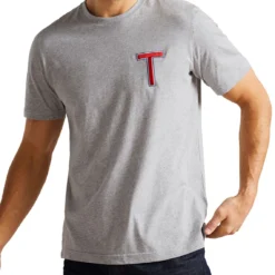 Ted Baker Teford T Shirt for T-Shirts Colour Grey Marl -Ted Baker shop online 58261502 xxl a3