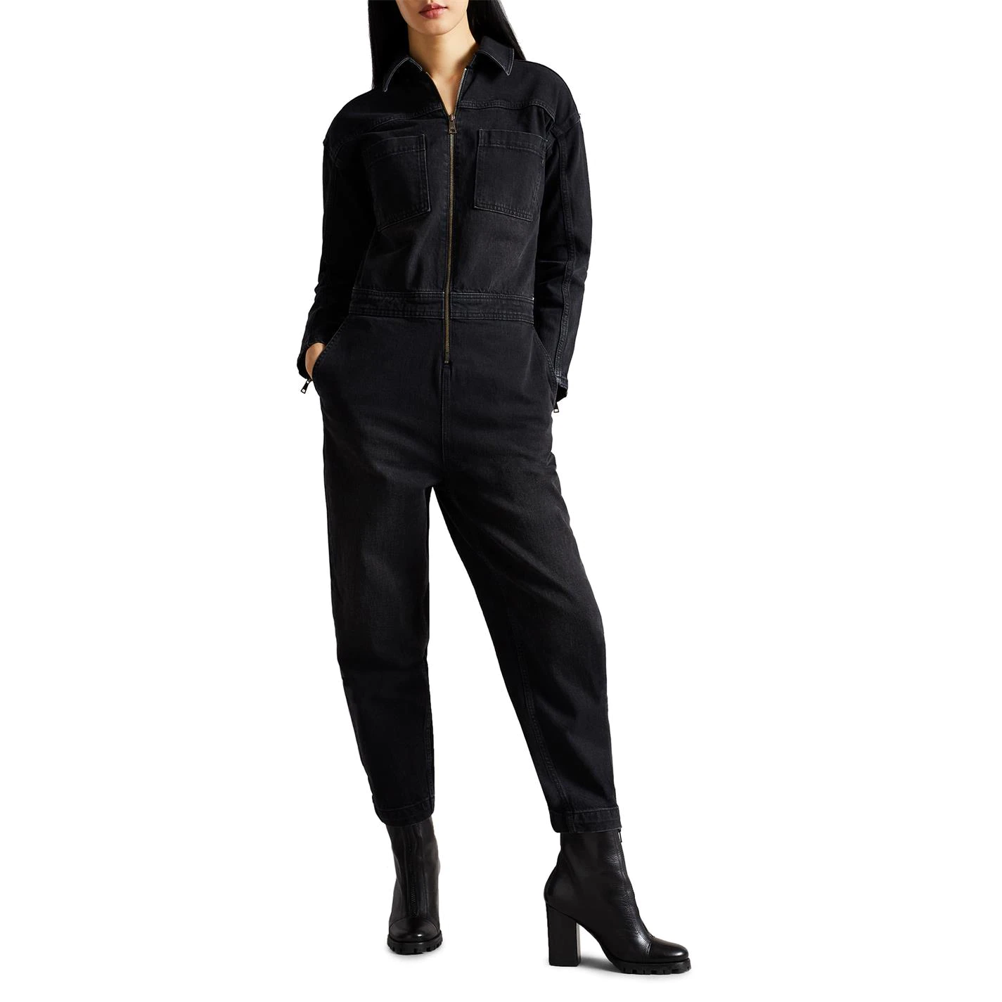 Ted Baker Aleyah Jumpsuit for Playsuits & Jumpsuits Colour Black 4 Ted Baker Aleyah Jumpsuit for Playsuits & Jumpsuits Colour Black - Image 2