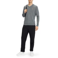 Ted Baker Kenton V Neck Jumper for T-Shirts Colour Charcoal -Ted Baker shop online 59167902 xxl a3