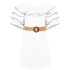 Ted Baker Meiyah Ruffle Dress for Dresses Colour White