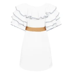 Ted Baker Meiyah Ruffle Dress for Dresses Colour White -Ted Baker shop online 59490801 xxl a10