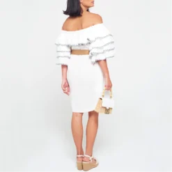 Ted Baker Meiyah Ruffle Dress for Dresses Colour White -Ted Baker shop online 59490801 xxl a2