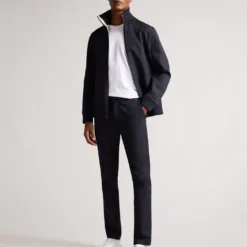 Ted Baker Scotby Reversible Harrington Jacket for Big & Tall Coats & Jackets Colour Navy -Ted Baker shop online 60948418 xxl a2