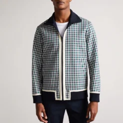 Ted Baker Scotby Reversible Harrington Jacket for Big & Tall Coats & Jackets Colour Navy -Ted Baker shop online 60948418 xxl a5