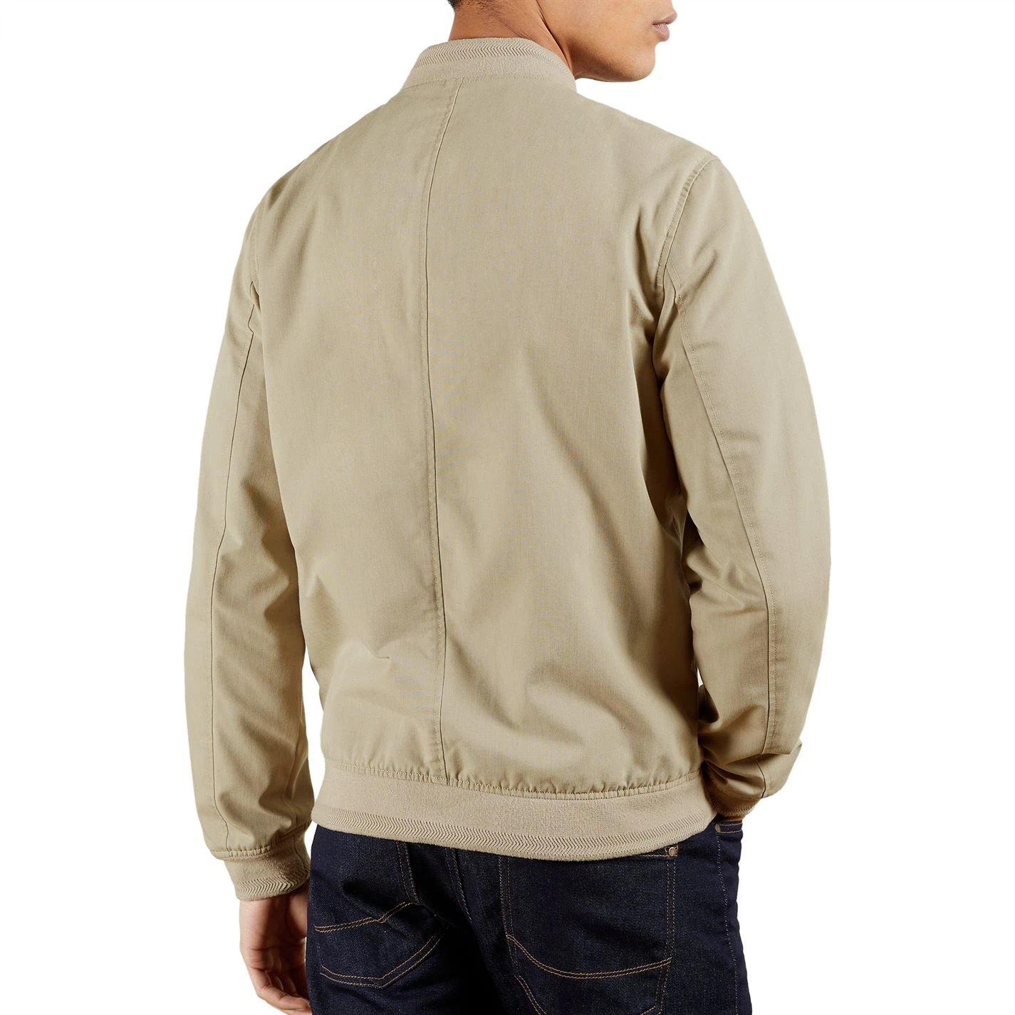 Ted Baker Bars Bomber Jacket for Big & Tall Coats & Jackets Colour Stone 5 Ted Baker Bars Bomber Jacket for Big & Tall Coats & Jackets Colour Stone - Image 3
