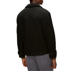 Ted Baker Atllas Peacoat for Big & Tall Coats & Jackets Colour Black -Ted Baker shop online 61049303 xxl a2