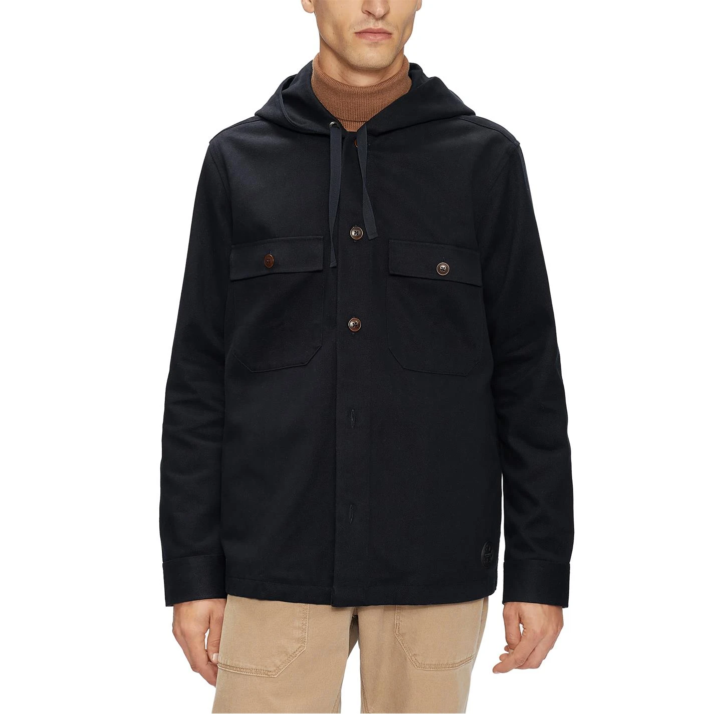 Ted Baker Marking Shacket for Big & Tall Coats & Jackets Colour Navy 4 Ted Baker Marking Shacket for Big & Tall Coats & Jackets Colour Navy - Image 2