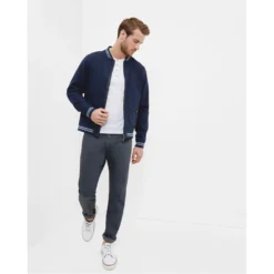 Ted Baker Linen Bomber Jacket for Big & Tall Coats & Jackets Colour Navy