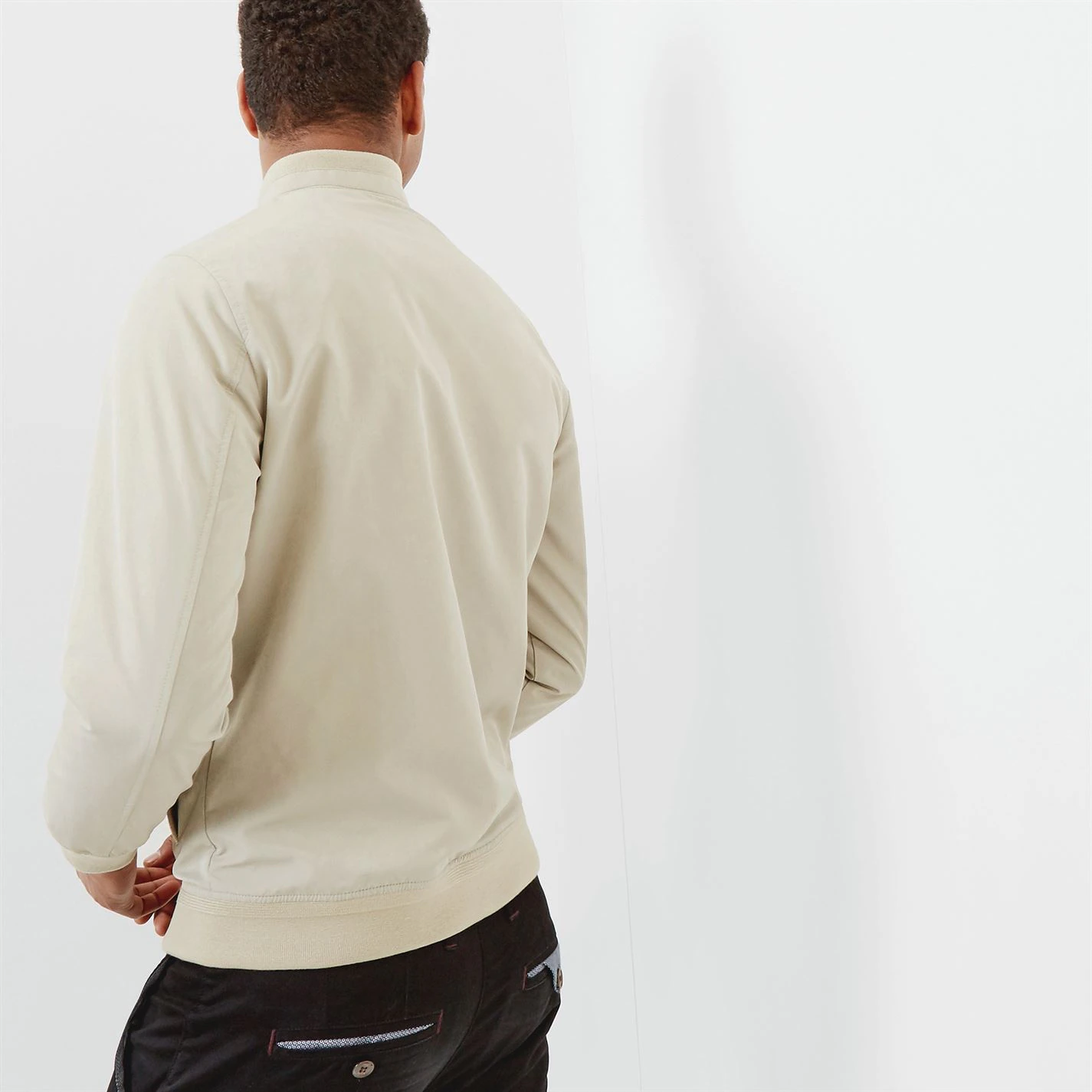 Ted Baker Micro Bomber Jacket for Coats & Jackets Colour Natural 4 Ted Baker Micro Bomber Jacket for Coats & Jackets Colour Natural - Image 2