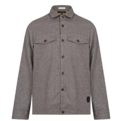 Ted Baker Ted Baker Dropoff Shacket for Big & Tall Coats & Jackets Colour Natural