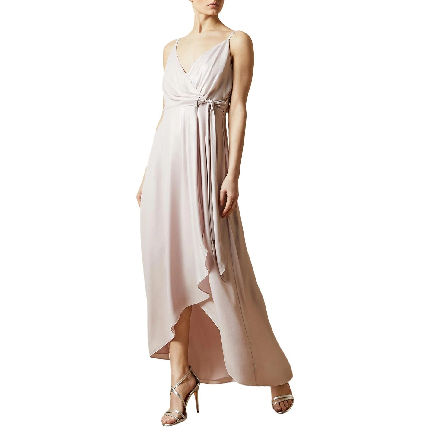 Ted Baker Wrap Maxi Dress for Prom Dresses Colour Nude/Pink 4 Ted Baker Wrap Maxi Dress for Prom Dresses Colour Nude/Pink - Image 2