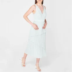 Ted Baker Ted Baker Pleat Midi Dress Womens for Prom Dresses Colour Light Blue -Ted Baker shop online 63377218 xxl a1