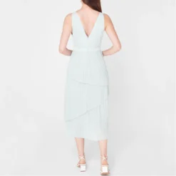 Ted Baker Ted Baker Pleat Midi Dress Womens for Prom Dresses Colour Light Blue -Ted Baker shop online 63377218 xxl a2