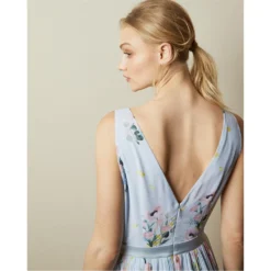 Ted Baker Ted Baker Print Midi Dress Womens for Dresses Colour Light Blue -Ted Baker shop online 63377318 xxl a4